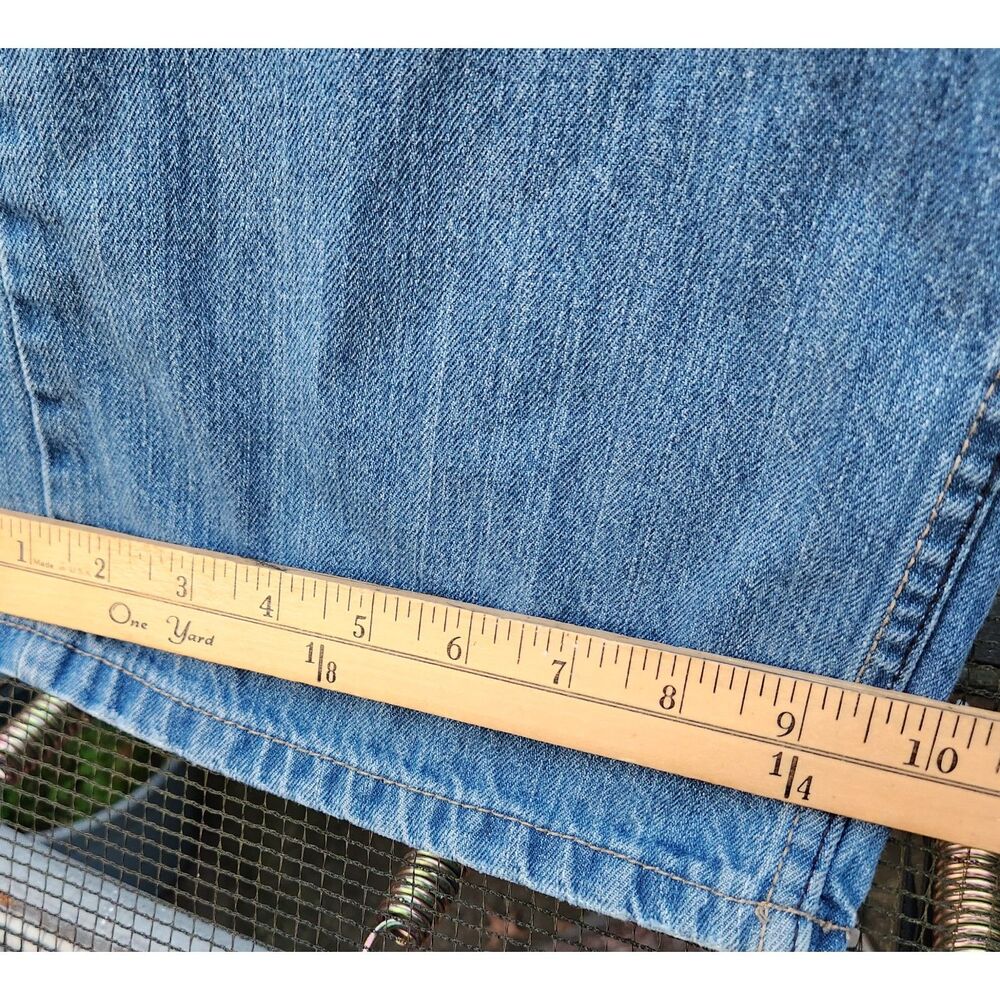 Basic Code Mens Jeans W38 L32 Straight Leg Light Wash Denim Everyday Classic - Picture 9 of 9